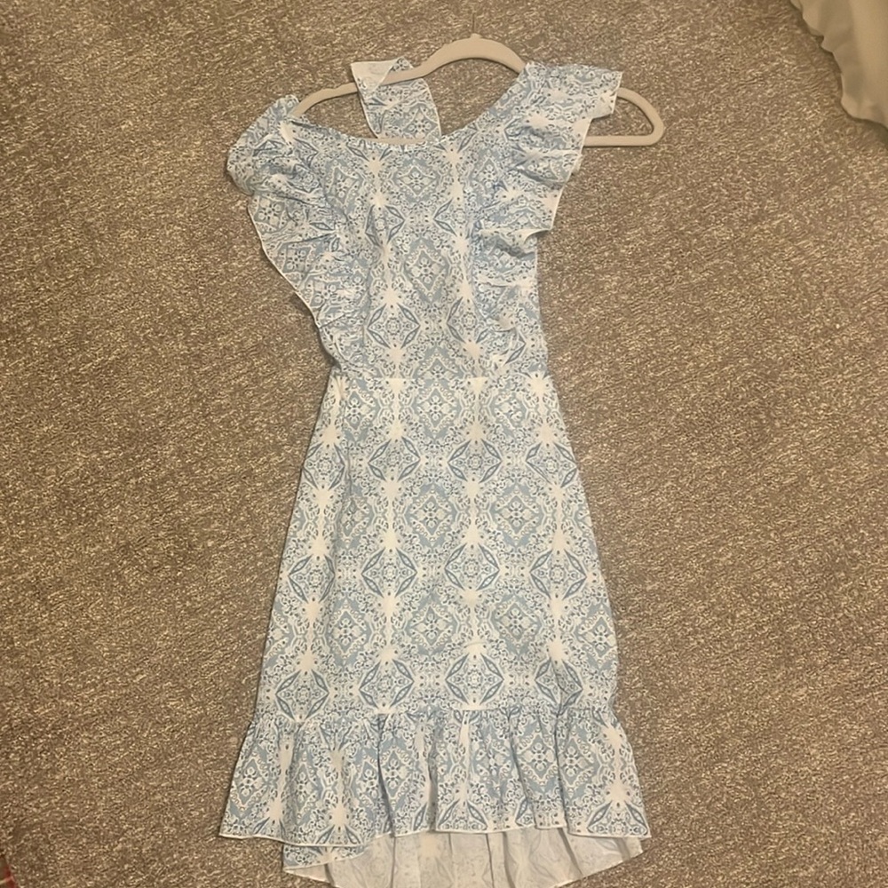 Blue dress